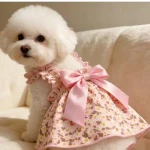 Romantic Ditsy Floral Sleeveless Dog Dress for Small Dogs 5 | PricZone Romantic Ditsy Floral Sleeveless Dog Dress for Small Dogs 5 | PricZone