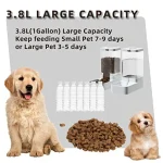 Gravity Pet Feeder and Water Dispenser Set Automatic Dog 3 | PricZone Gravity Pet Feeder and Water Dispenser Set Automatic Dog 3 | PricZone