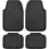 All-Weather Rubber Car Floor Mats Set Durable Anti-Slip 3D