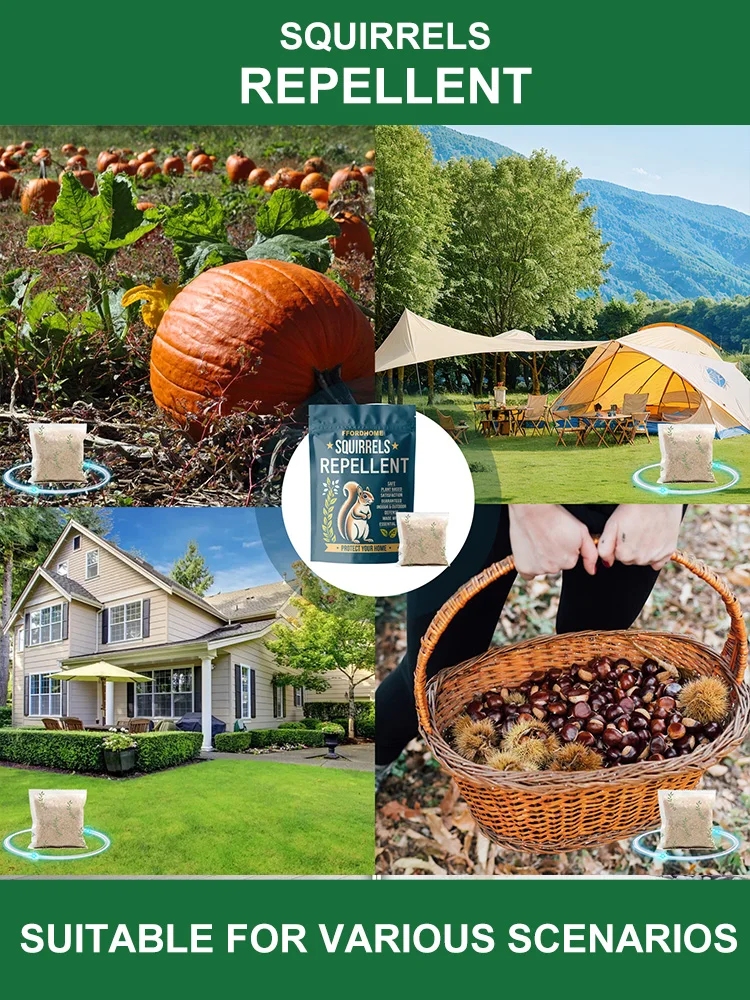 Squirrel Repellent 20 PC Deterrent Outdoor Plant Protection 12