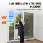 Succebuy Dog Door Sliding Glass Adjustable Height Doggy 4 | PricZone