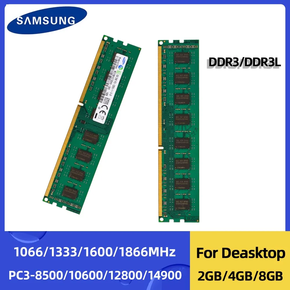 Samsung Ddr3L 8Gb 4Gb 2Gb 1866Mhz Desktop RAM 7