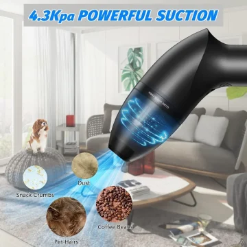Mini Desk Vacuum Cordless USB Powered for Dust Crumbs 2