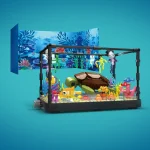 Party Favors Icons Fish Tank Aquarium Building Blocks Set 5 | PricZone