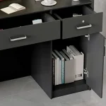 Salon Reception Desk with Drawers and Storage Shelves 6 | PricZone