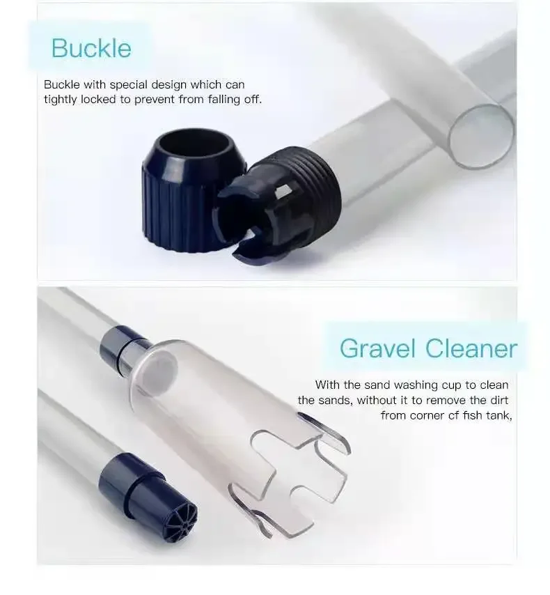Electric Aquarium Water Change Pump Cleaning Tools Gravel 15