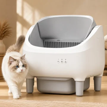 Cumrige Smart Self‑Cleaning Cat Litter Box App WiFi Control 1