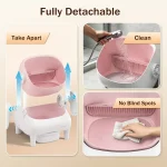 Cumrige Pink Cream Beige Smart SelfCleaning Cat Litter Box 4 | PricZone Cumrige Pink Cream Beige Smart SelfCleaning Cat Litter Box 4 | PricZone