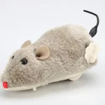 Lifelike Running Plush Mouse Toy 1Pc Spring Powered 5 | PricZone