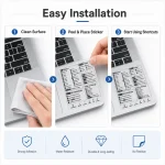 Mac Keyboard Shortcut Stickers for MacBook Air Pro 1 | PricZone