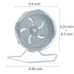 Silent Hamster Wheel for Small Animals ABS Plastic 3 | PricZone