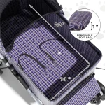 Foldable Pet Stroller for Small to Medium Dogs Detachable 5 | PricZone