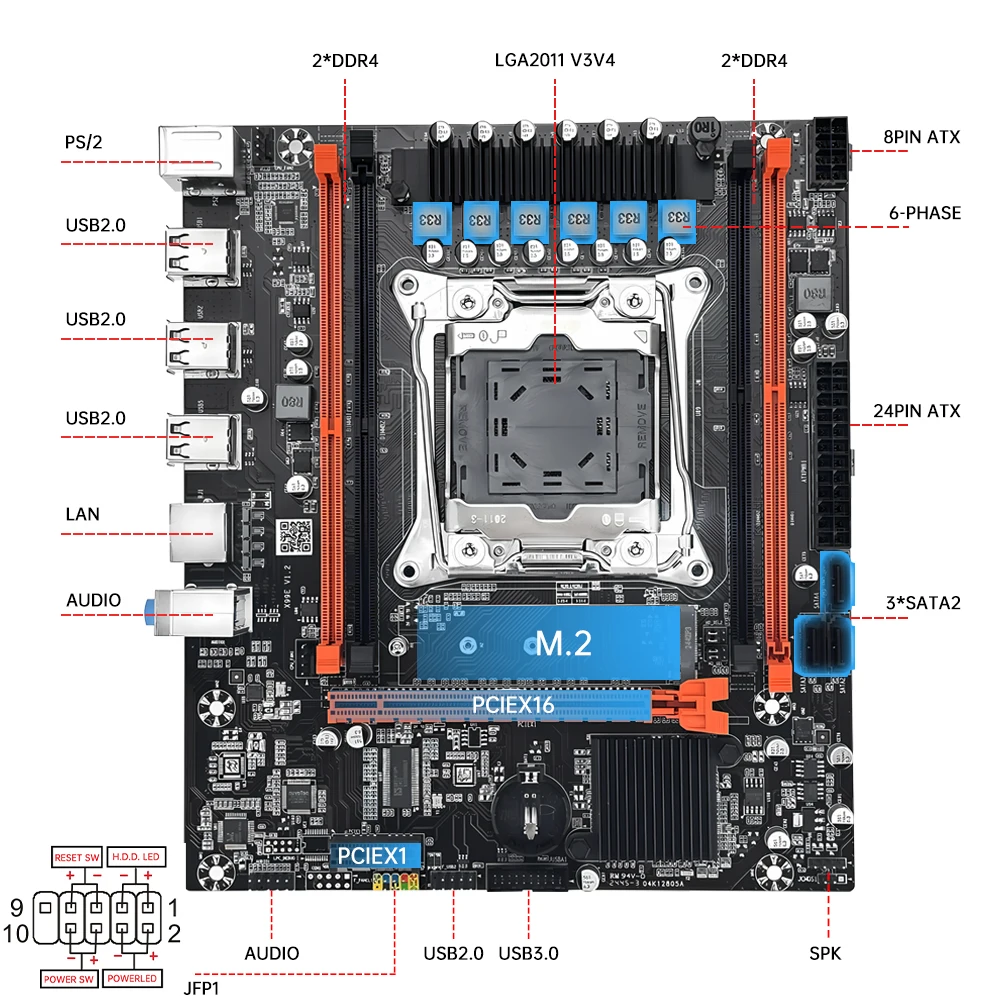 Mougol X99 Motherboard Kit with Intel Xeon E5 2680 V4 Ddr4 4 | PricZone Mougol X99 Motherboard Kit with Intel Xeon E5 2680 V4 Ddr4 4 | PricZone