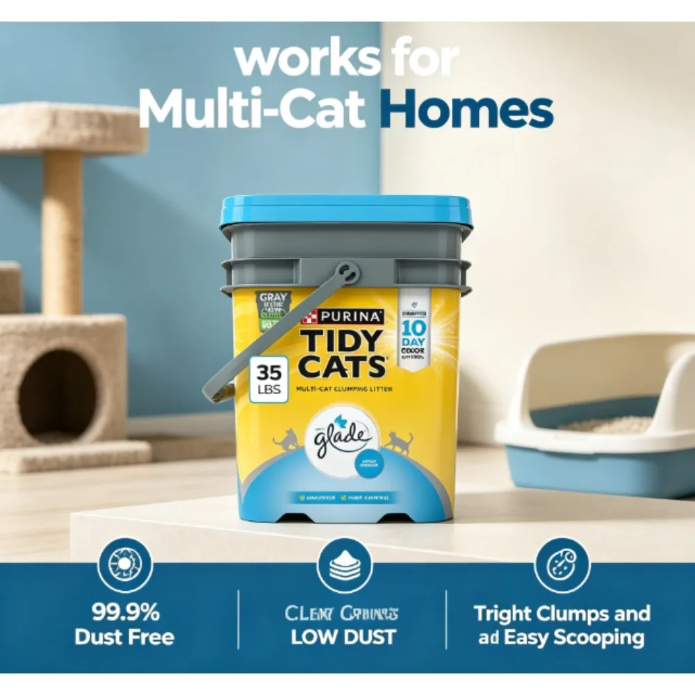 Purina Tidy Cats Cat Litter with Glade Clear Springs Scent 6 | PricZone Purina Tidy Cats Cat Litter with Glade Clear Springs Scent 6 | PricZone
