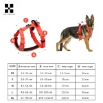 Small Combination Pet Harness No Pull Nylon Reflective Dog 4 | PricZone