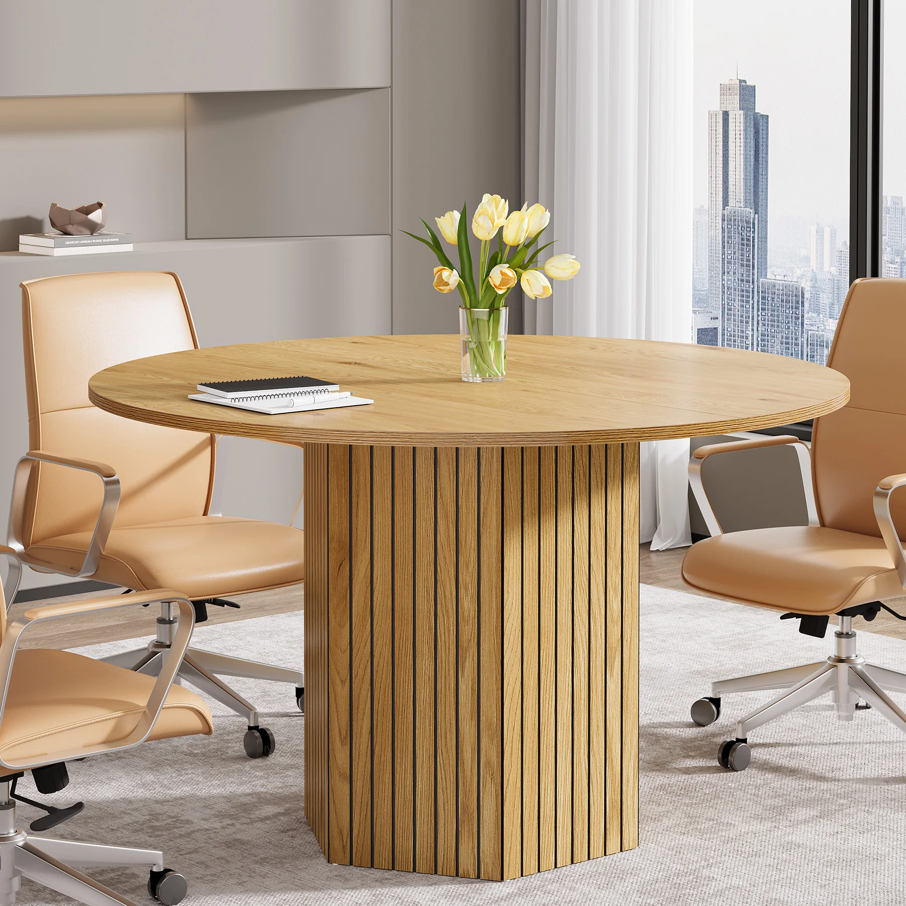 Tribesigns Modern Wood Conference Table for 46 People 3 | PricZone Tribesigns Modern Wood Conference Table for 4 6 People 3 | PricZone