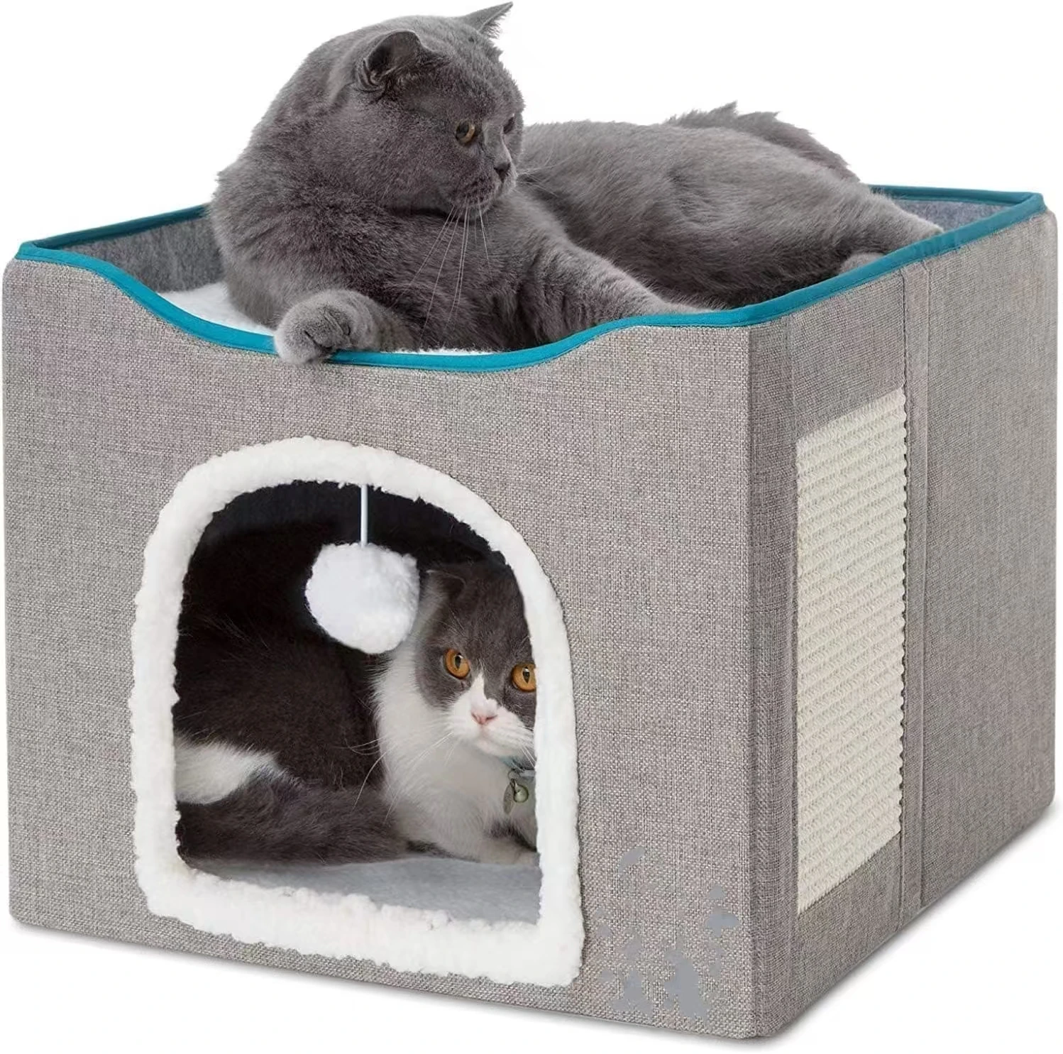 Cat Beds for Indoor Cats Large Cave for Pet House 4 | PricZone Cat Beds for Indoor Cats Large Cave for Pet House 4 | PricZone