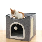 Large Foldable Cat House Pet Supplies Winter Warm Easy 4 | PricZone Large Foldable Cat House Pet Supplies Winter Warm Easy 4 | PricZone