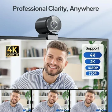 4K HDR Autofocus Webcam with 1080P 60Fps 2