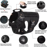 Tactical Dog Harness Collar Leash Molle Pouches for Medium 3 | PricZone Tactical Dog Harness Collar Leash Molle Pouches for Medium 3 | PricZone