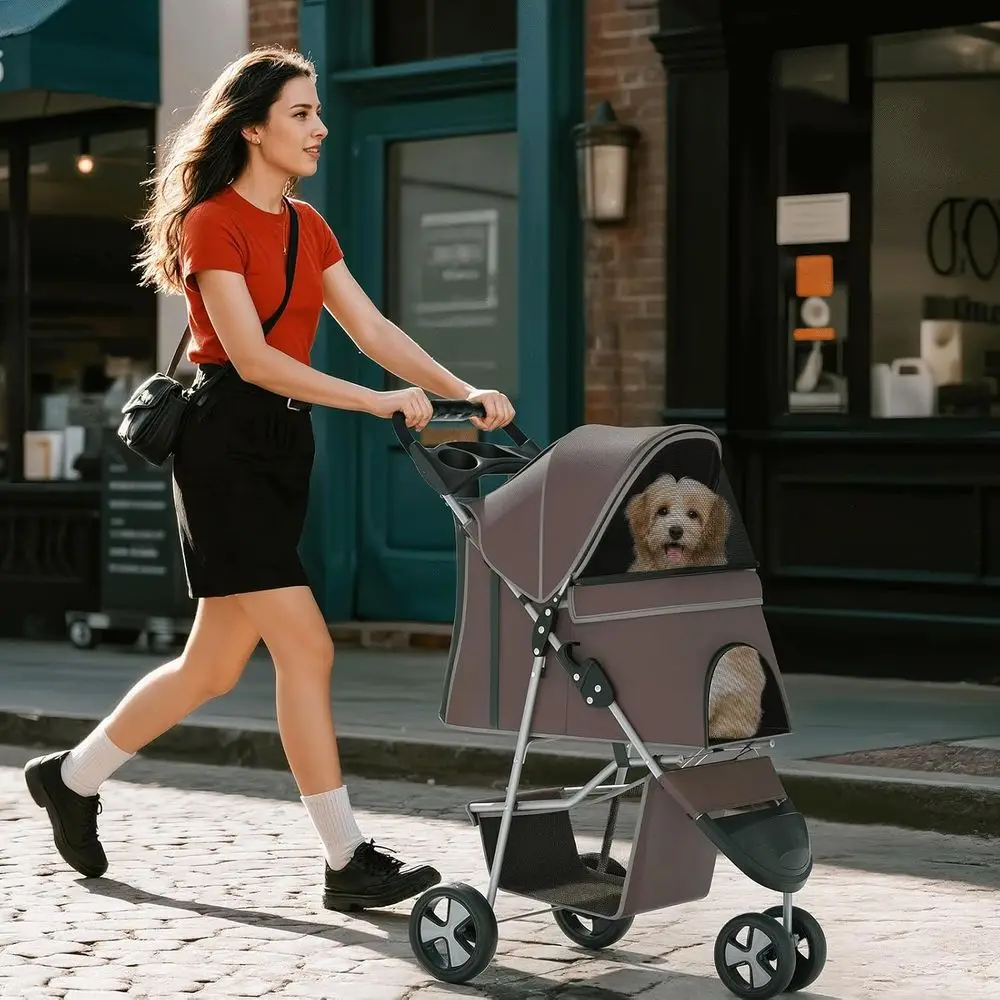 Pet Stroller Or Small Dogs 10 Lbs Dog Or Medium 30 Cat 3 | PricZone Pet Stroller Or Small Dogs 10 Lbs Dog Or Medium 30 Cat 3 | PricZone