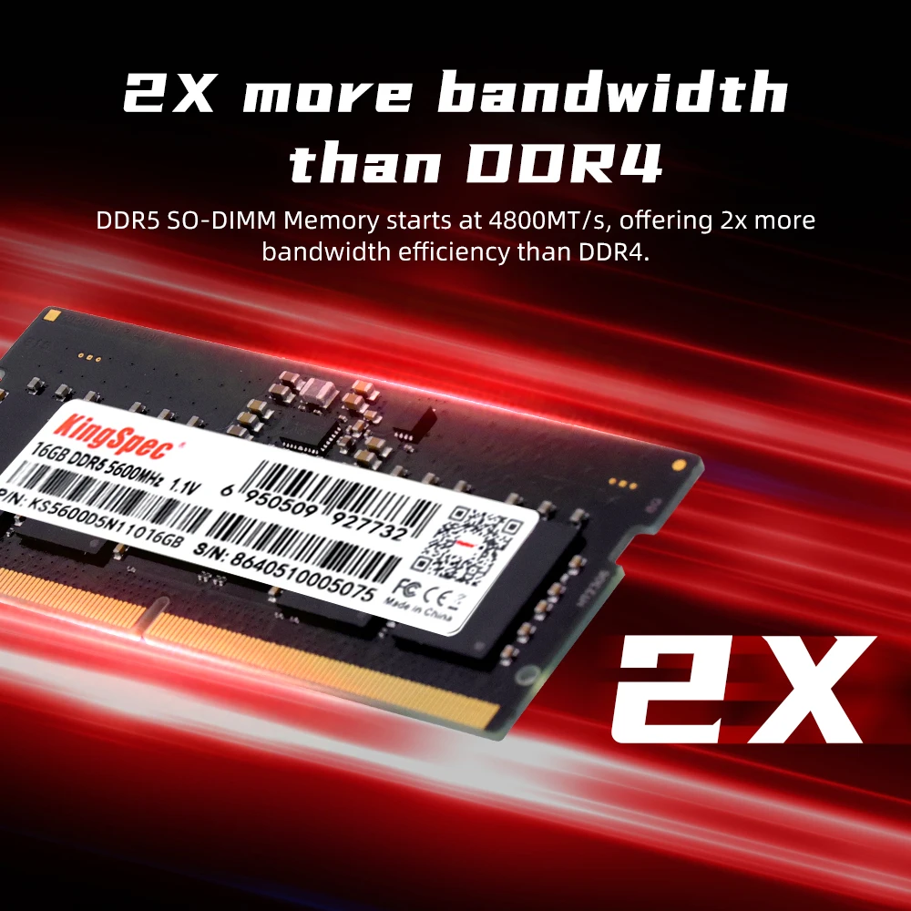 Kingspec Ddr5 RAM Memory 16Gb 32Gb 4800Mhz 5600Mhz Sodimm 3 | PricZone Kingspec Ddr5 RAM Memory 16Gb 32Gb 4800Mhz 5600Mhz Sodimm 3 | PricZone