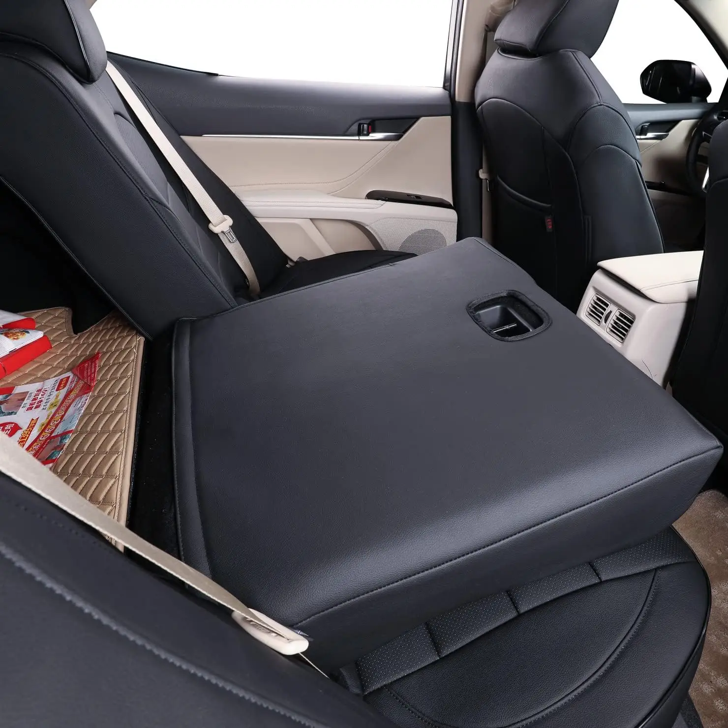Toyota Camry Waterproof Leather Car Seat Covers Custom Fit 22