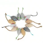 Pieces Imitation Fur Cat Mouse Rattle Toys 5 | PricZone