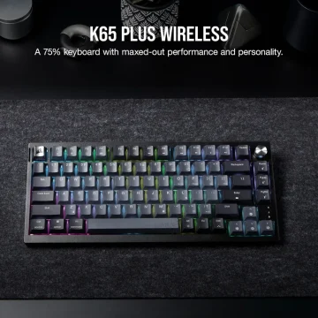75% RGB Mechanical Keyboard with Red Linear Switches 2