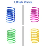 4Pc Kitten Cat Toy with Wide Durable Heavy Gauge Spring 2 | PricZone