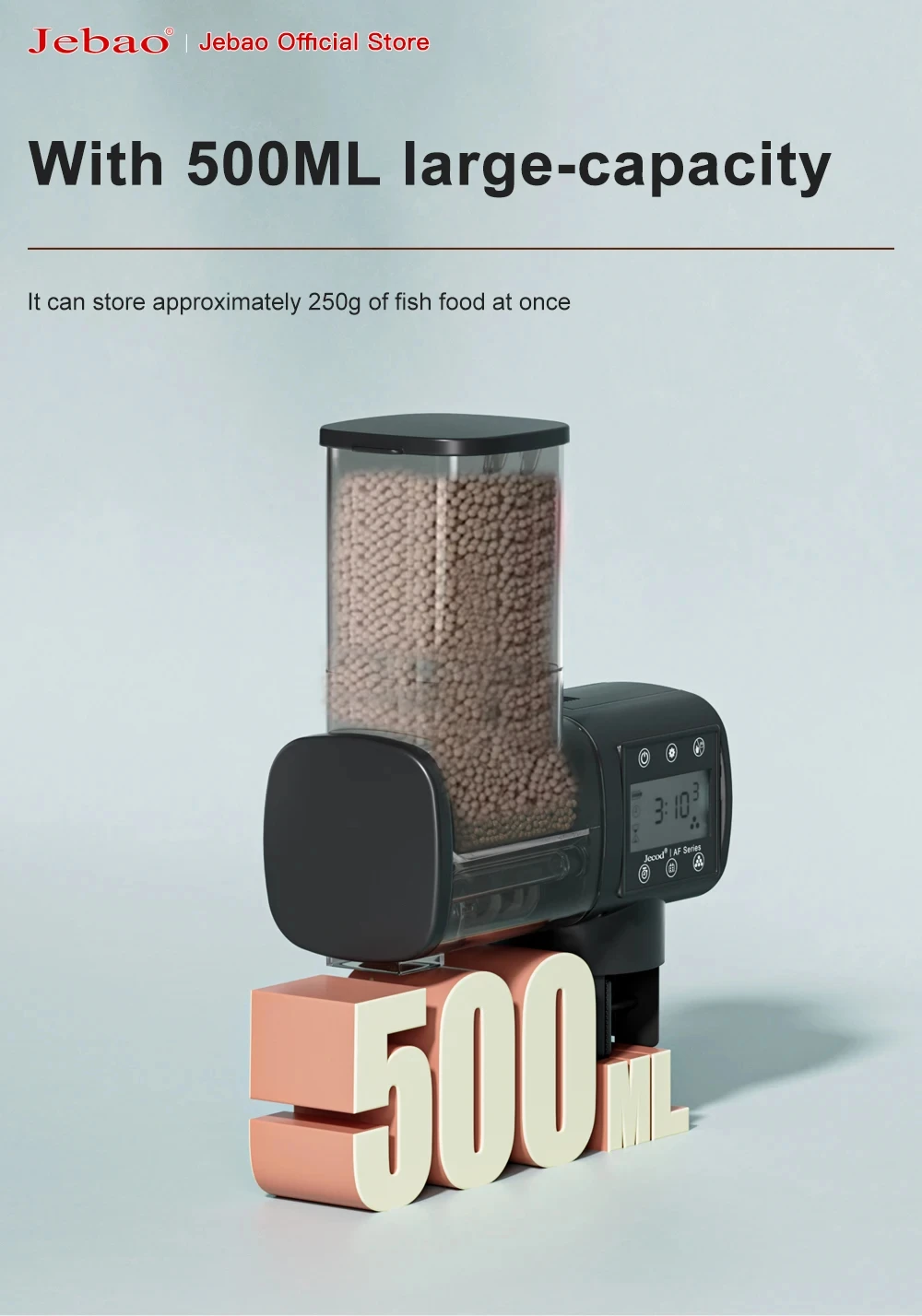 Jebao Jecod New Aquarium Fish Tank Feeder Intelligent 16