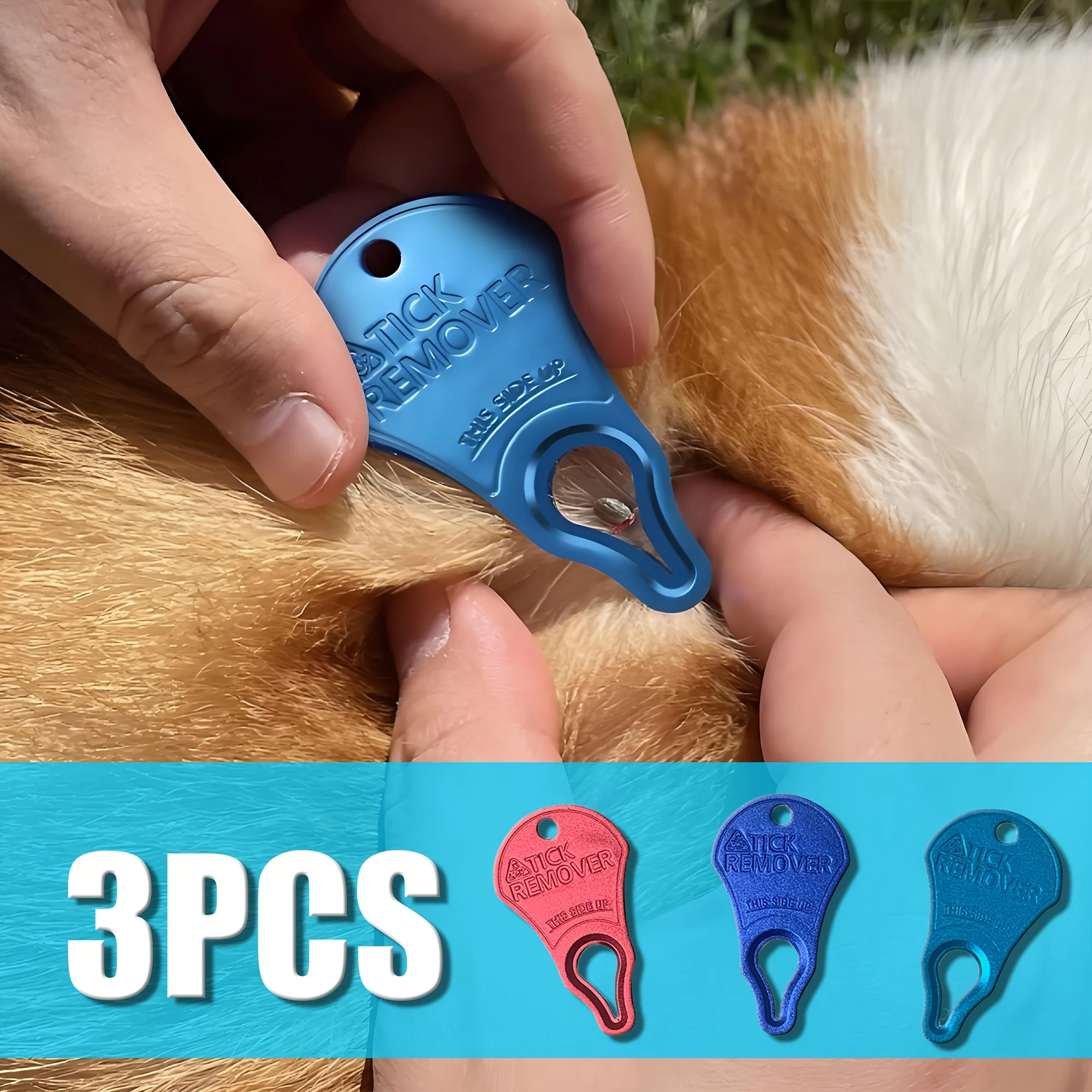 Tick Remover Tool for Dogs Cats Humans Safe Flea Removal 3 | PricZone Tick Remover Tool for Dogs Cats Humans Safe Flea Removal 3 | PricZone