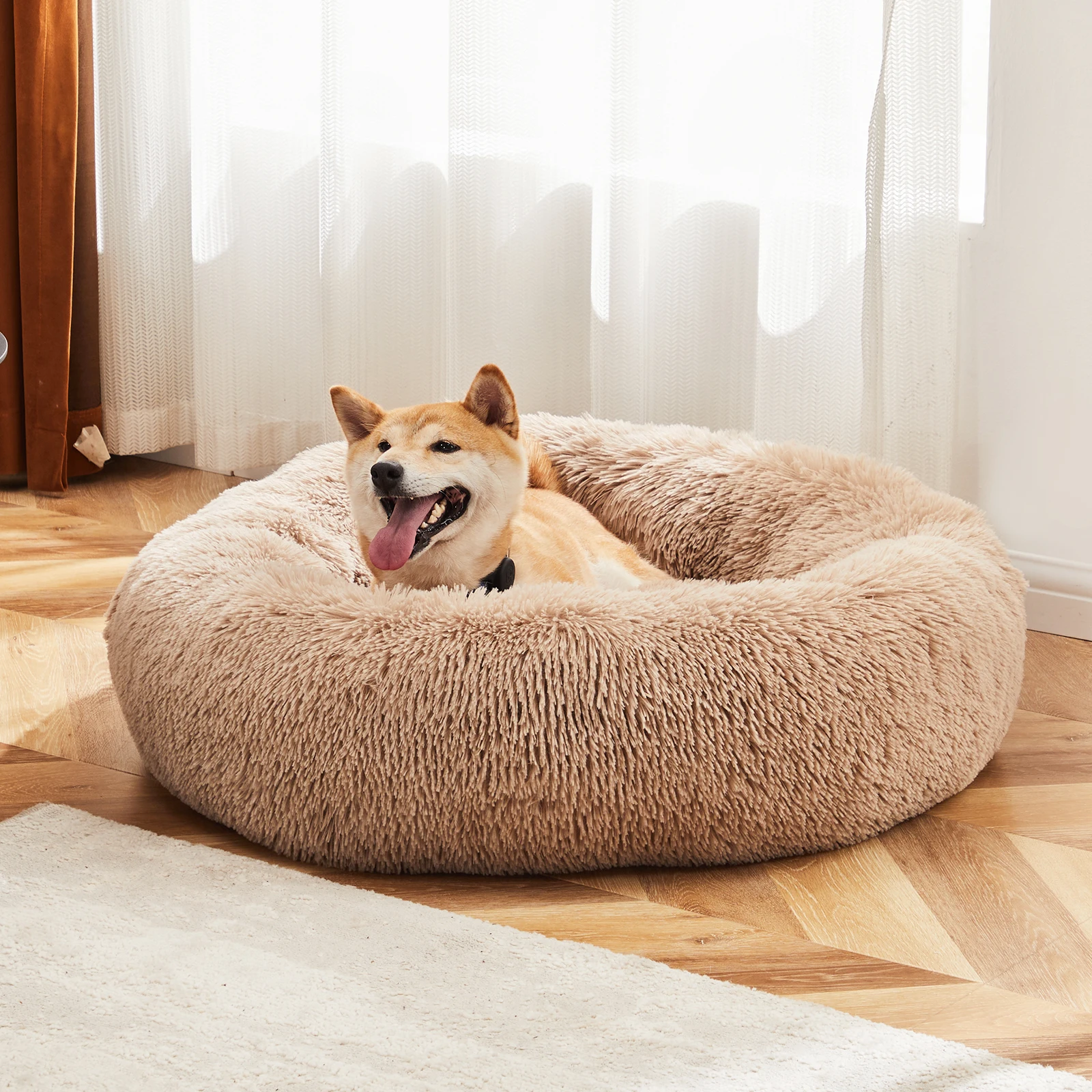 Jhk Calming Dog Bed for Medium To Large Dogs Washable Pet 1 | PricZone Jhk Calming Dog Bed for Medium To Large Dogs Washable Pet 1 | PricZone