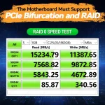 Jeyi 2Bay M2 NVMe PCIe 50 X16 Expansion Card 2 | PricZone Jeyi 2 Bay M2 NVMe PCIe 50 X16 Expansion Card 2 | PricZone