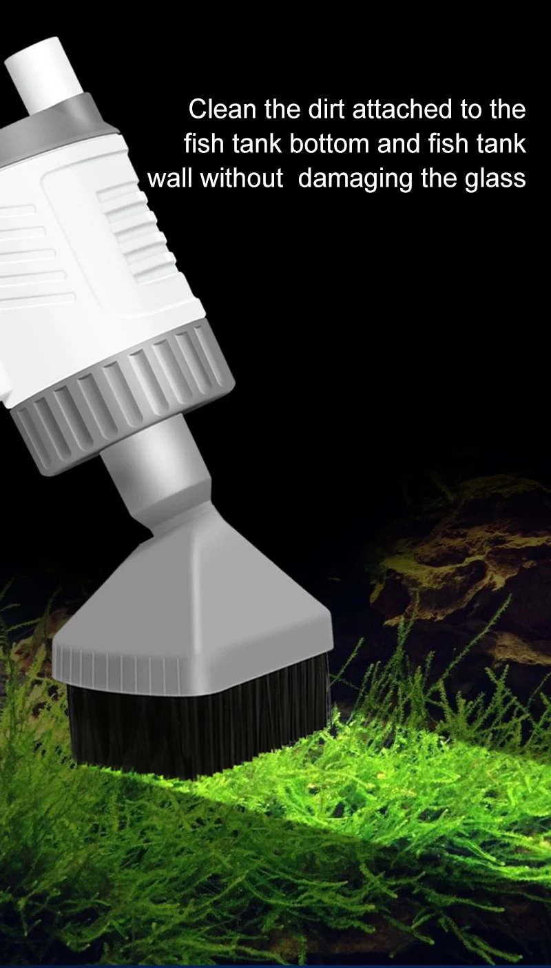 Aquarium Water Change Pump Electric Fish Tank Cleaning Tool 12