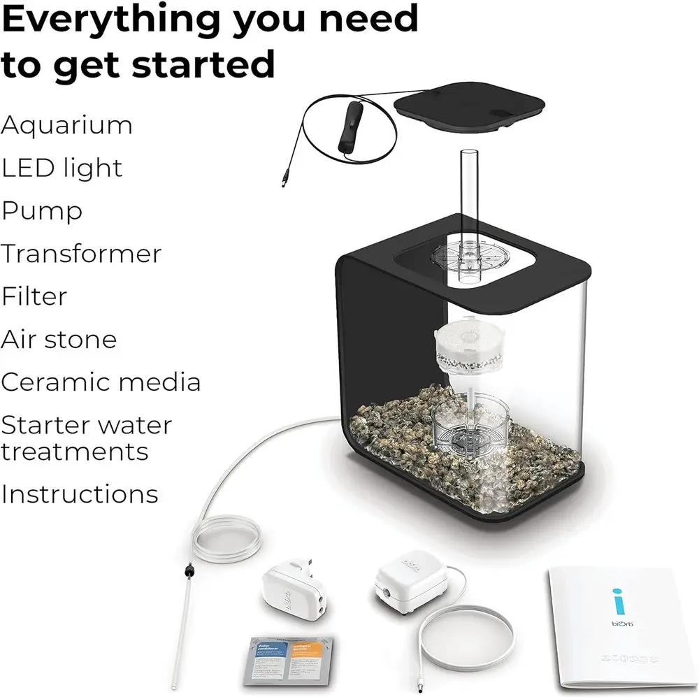 Low 15 Acrylic 4Gallon Aquarium with White LED Lights Ern 3 | PricZone Low 15 Acrylic 4 Gallon Aquarium with White LED Lights Ern 3 | PricZone