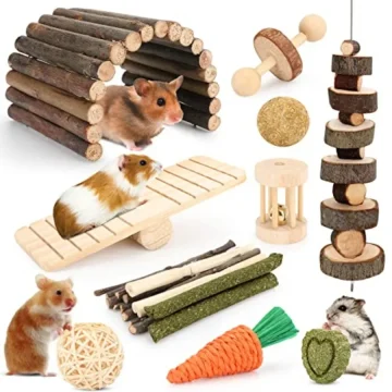 Hamster Toys Guinea Pig Wheel Cage Accessories Small Animal 1 | PricZone