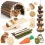 Hamster Toys Guinea Pig Wheel Cage Accessories Small Animal