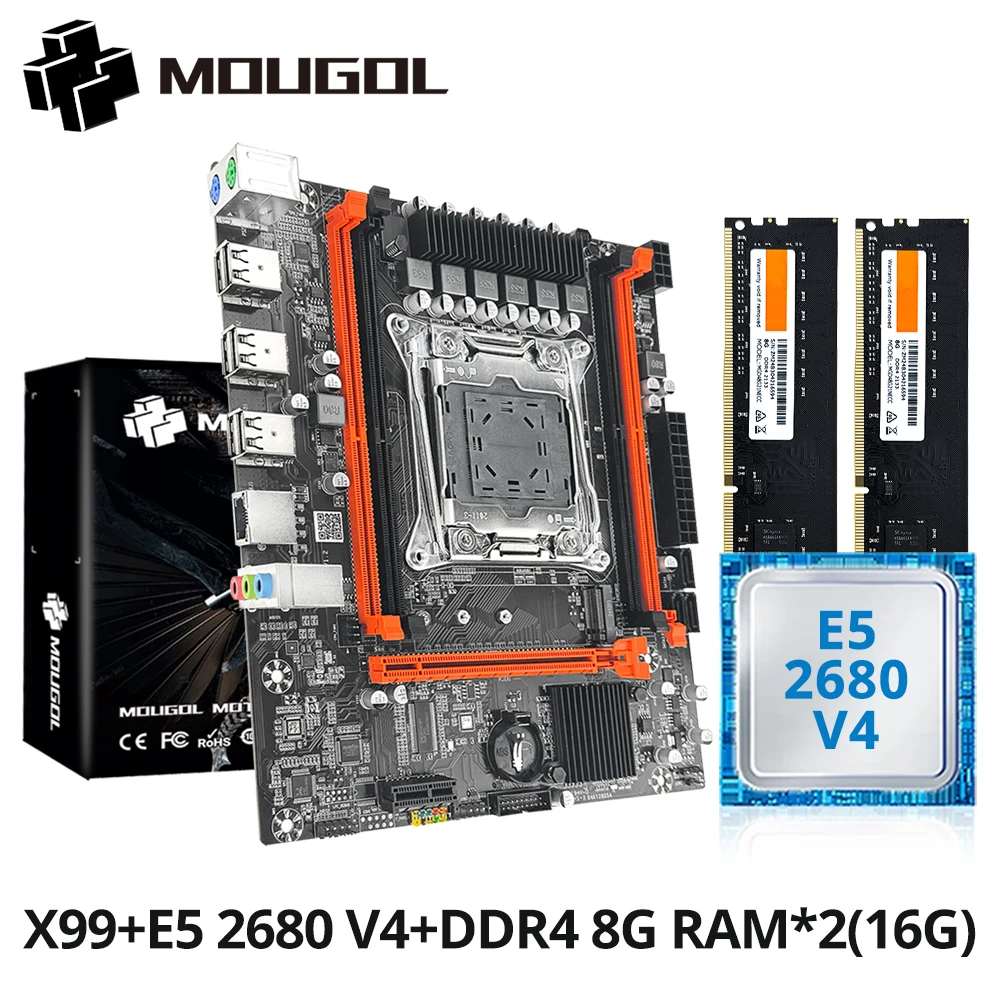 Mougol X99 Gaming Motherboard Kit with Intel Xeon E5 2680 1 | PricZone Mougol X99 Gaming Motherboard Kit with Intel Xeon E5 2680 1 | PricZone