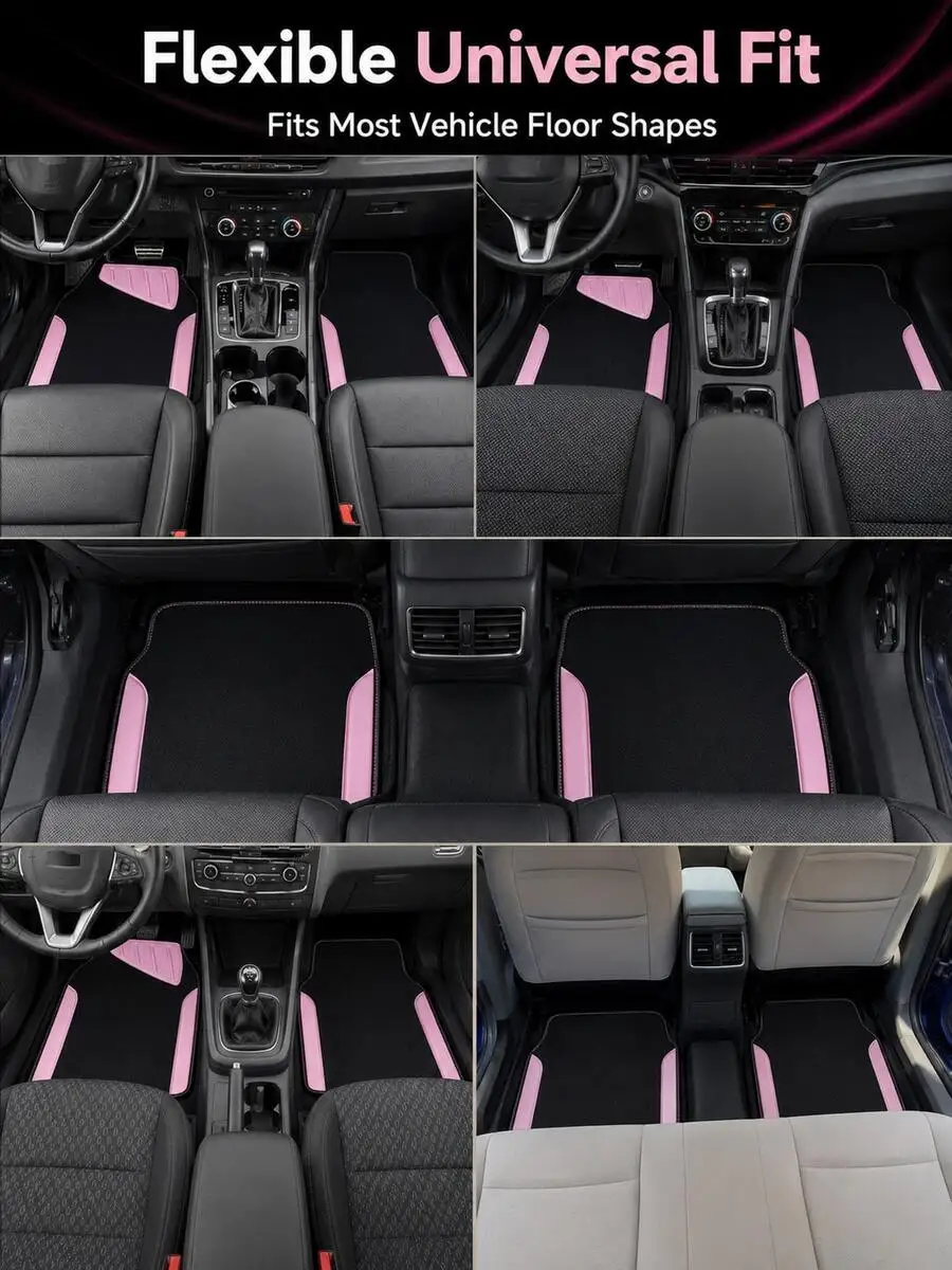 Patterned Car Floor Mats for Sedan Hatchback SUV 3 | PricZone Patterned Car Floor Mats for Sedan Hatchback SUV 3 | PricZone
