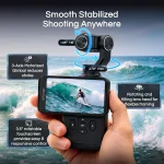 5K Ultra HD Camcorder with 3Axis Motorized Gimbal 4 | PricZone 5K Ultra HD Camcorder with 3 Axis Motorized Gimbal 4 | PricZone