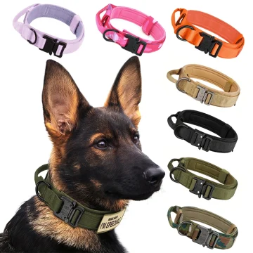 Dog Training Collar Adjustable Tactical and Leash Set 1 | PricZone