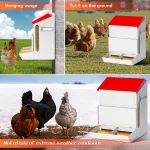 Large Capacity Metal Automatic Chicken Feeding Trough 7 | PricZone