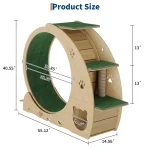 6 In 1 Multifunctional Quiet Cat Exercise Wheel 5 | PricZone