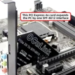PCI Express 40 Pcie 8X Detachable Dual Oculink Adapter 5 | PricZone