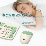 Wireless Keyboard and Mouse Combo with Cleaning Brush Full 6 | PricZone