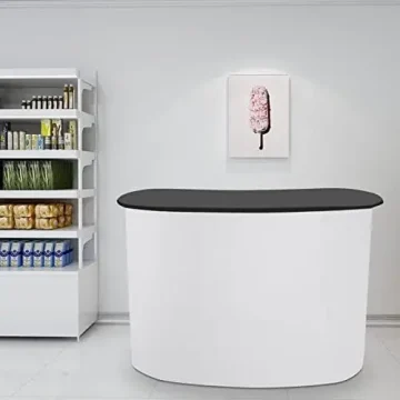 52 in Pop Up Trade Show Reception Desk Foldable Table Stand 1 | PricZone