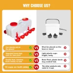 10 kg Self Filling Chicken Waterer Feeder W10 Drinking Cups 5 | PricZone