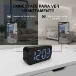 1080P HD WiFi Alarm Clock Security Camera with Motion 4 | PricZone