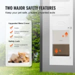 Succebuy Dog Door Sliding Glass Adjustable Height Doggy 5 | PricZone